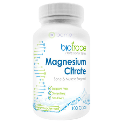 BioTrace, Magnesium Citrate, 100 Capsules (8886744514812)