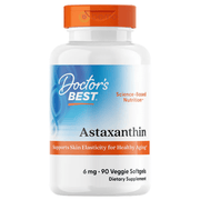 Doctor's Best, Astaxanthin with AstaReal, 6 mg, 90 Veggie Softgels (8714452566268)