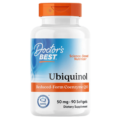 Doctor's Best, Ubiquinol 50mg, 90 Softgels (8144000876796)