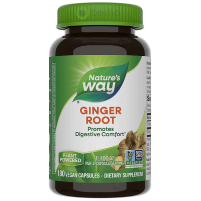 Nature's Way, Premium Ginger Root, 550mg, 180 VegCaps (6852092002468)