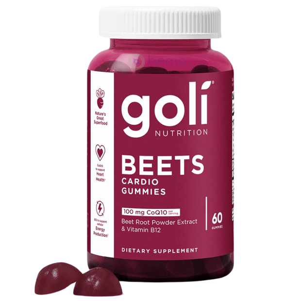 Goli Nutrition, Beets Cardio Gummies, 60 Gummies (8116628979964)