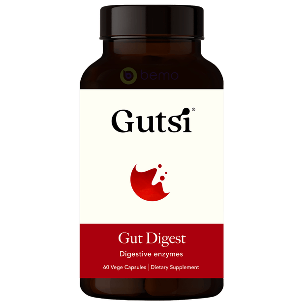 Gutsi, Gut Digest, Digestive Enzymes, 60 Vege Capsules (8767648006396)