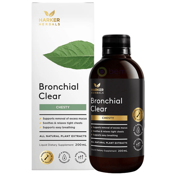 Harker Herbals, Bronchial Clear Tonic, 200ml (6706170069156)