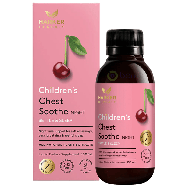 Harker Herbals, Children's Chest Soothe Night Syrup, 150ml (6706170364068)