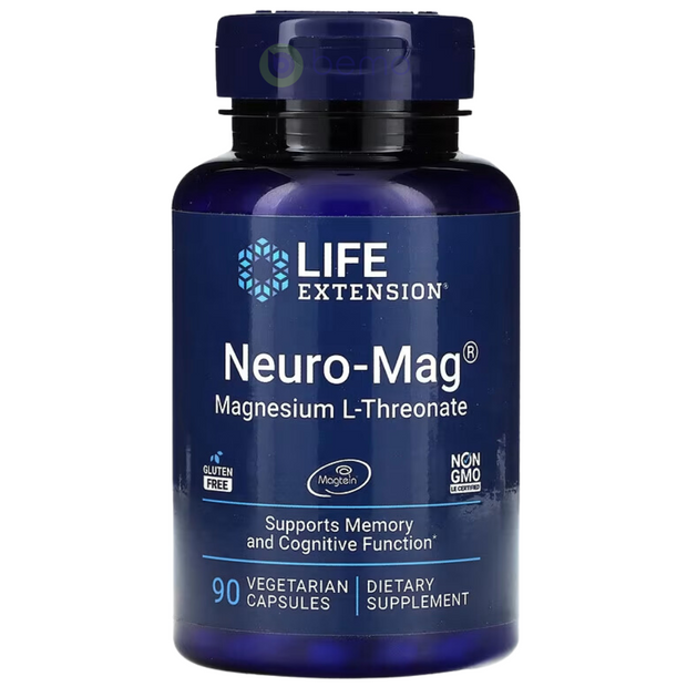 Life Extension, Neuro-Mag, Magnesium L-Threonate, 90 Veg caps (8654634909948)