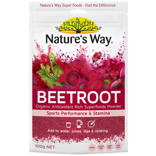 Nature's Way, Beetroot Superfood Powder, 100g (7866461356284)