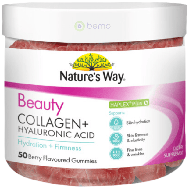 Nature's Way, Collagen + Hyaluronic Acid Gummies, 50's (8767393038588)