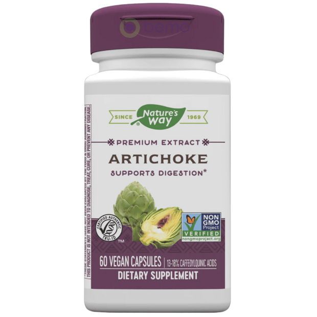 Nature's Way, Artichoke,  Digestion Support, 60 Vegan capsules (8647771128060)