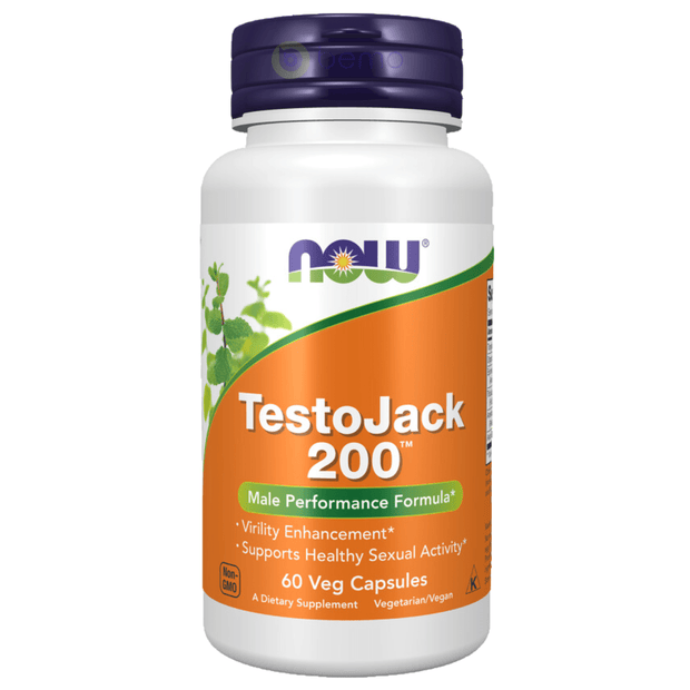 Now Foods, TestoJack 200mg, 60 Vcaps (8008879603964)