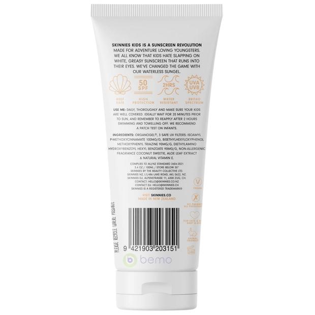 Skinnies, KIDS River Rascal SPF50, 100ml (8896113213692)