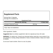 Swanson, Activated Charcoal 260mg, 120 Caps (8780646514940)