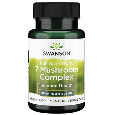 Swanson, Full Spectrum 7 Mushroom Complex, 60 Veg Caps (8781853163772)