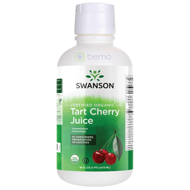 Swanson, Tart Cherry Juice, Organic & Unsweetened Concentrate, 473ml (8782535917820)