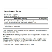 Swanson, Turkey Tail Mushroom 500mg, Immune & Liver Health, 120 Caps (8782539620604)