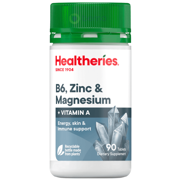 Healtheries, B6, Zinc & Magnesium, 90 Tablets | Bemo